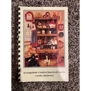 Vintage 1988 Evangelistic Center Church Cookbook Cardin‎ Oklahoma